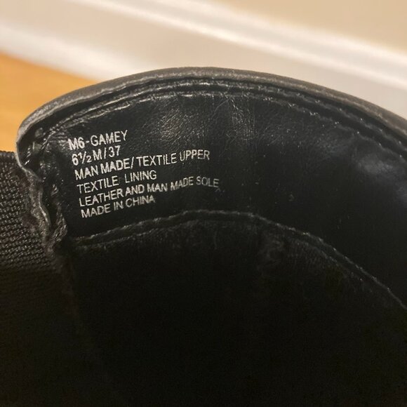 Black Boots Size 37 - Picture 4 of 6